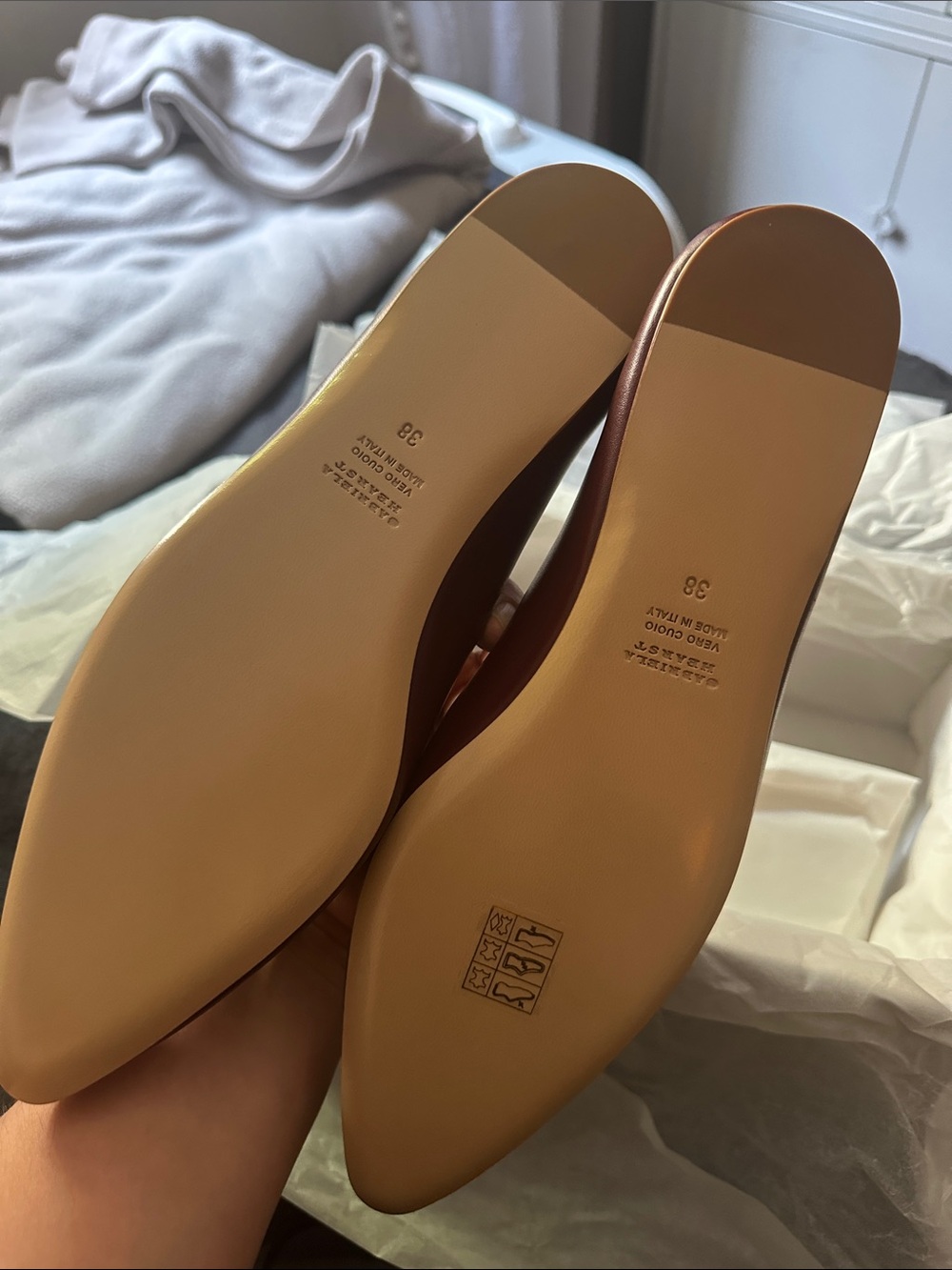 GABRIELA HEARST | Andre Ballerina Flat Shoe Leather - Picture 10 of 10